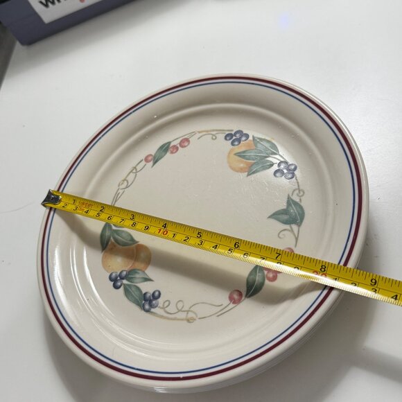 Corelle By Corning Abundance Fruit Garland 8.50" Lunch/Salad Plates Set Of 4 - Picture 4 of 4